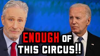 Democrats STUNNED Jon Stewart TURNS on Biden Im DONE [upl. by Zavras]