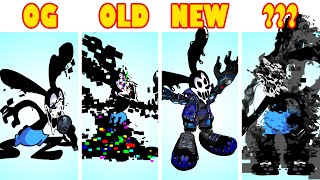 VS PIBBY Corrupted Glitch Oswald OG VS OLD VS NEW FNF MODS Come and Learning with Pibby [upl. by Akzseinga]