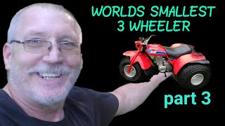 worlds smallest threewheeler build part 3 got the back frame done [upl. by Allehcram]