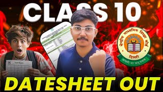 DATE SHEET AA GAYI 🥳 Boards 2025 Official Datesheet Released  CBSE Biggest Upadte2025  Class10amp12 [upl. by Urias]