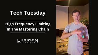 Deessing in the Mastering Chain  Tech Tuesday [upl. by Ezaria]