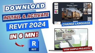 Download Install and Activate Revit 2024 for free l Step by step Tutorial l Explore New Features [upl. by Sand]