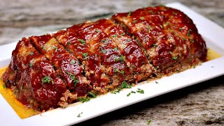 HOMEMADE MEATLOAF RECIPE  How To Make Meatloaf [upl. by Ahsieka]