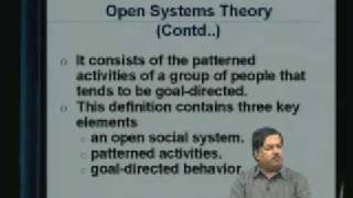 Lecture  30 Organization Theory  I [upl. by Cutlor]