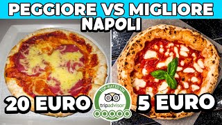 PEGGIORE VS MIGLIOR PIZZA DI NAPOLI [upl. by Nellad]