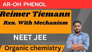 Reimer Tiemann Chemical Rxn in Phenol Salicylaldehyde Formation with mechanism education neet [upl. by Arsuy]