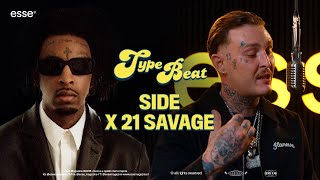 Side Baby rappa su un type beat di 21 Savage  esse [upl. by Fitting]