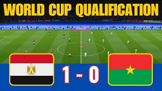 🔴 LIVE EGYPT 10 BURKINA FASO  WORLD CUP QUALIFICATION CAF ZONE [upl. by Norrv]