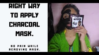 How To Make A Peel Off Charcoal Face Mask  Removes Everything and Get Smaller Pores [upl. by Adieren]