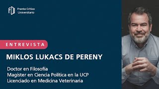 ENTREVISTA A MIKLOS LUKACS El conservadurismo y la sociedad posmoderna [upl. by Oiromed208]