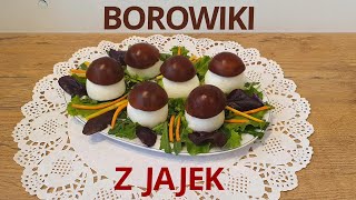 Borowiki z jajek  jajka faszerowane  agatabodkuchni [upl. by Nihahs383]