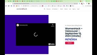 Register for womenhack online and onsite events [upl. by Assetal]