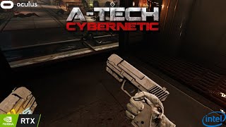 ATech Cybernetic VR  Gameplay at 90Hz on Oculus Quest 2 [upl. by Aivon]