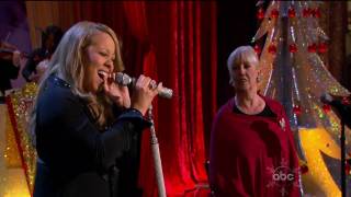 ᴴᴰ Mariah Carey amp Patricia Carey  O Come All Ye Faithful Live at ABC Christmas Special [upl. by Sudnac]