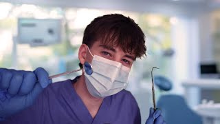 ASMR Dentist  Cleaning Cavity and Polishing [upl. by Lejeune]