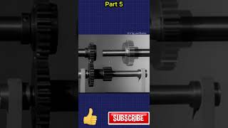 Gear Box Mechanism  Part 5  shorts science engineeering [upl. by Eisse]