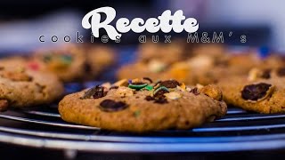 Recette⎜Cookies aux MampMs [upl. by Ellard]