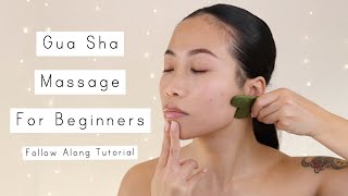 Gua Sha For Beginners  Follow Along Tutorial [upl. by Ardnait]