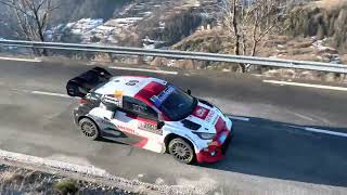 WRC Rally MonteCarlo 2022 Sebastian Loeb vs Sebastian Ogier SS032K [upl. by Osbourne]