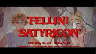 Trailer Fellini Satyricon [upl. by Parent268]