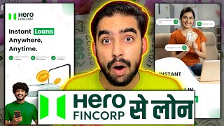 Hero FinCorp Personal Loan Apply  Hero FinCorp Se Loan Kaise Len  Hero FinCorp Loan  Hero FinCorp [upl. by Arua]