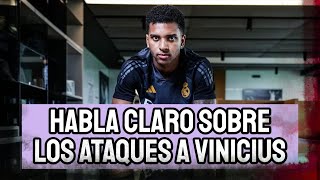 RODRYGO HABLA CLARO SOBRE EL ACOSO Y DERRIBO QUE SUFRE VINICIUS quotES UN MOMENTO MUY TRISTEquot [upl. by Gruver]