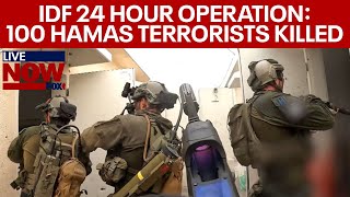 IsraelHamas war IDF 24 hour Gaza operation 100 terrorists killed  LiveNOW from FOX [upl. by Nerraw]