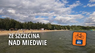 okolice Szczecina Ze Szczecina na plażę nad Miedwie [upl. by Ena]