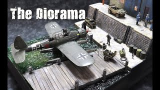 Diorama 148 Arado AR 196 Epoxi Resin Wood and Rocks [upl. by Tressia]