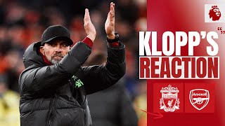 Klopps Reaction Two Top Teams Kostas amp Luis Diaz Update  Liverpool 11 Arsenal [upl. by Niwrud]