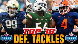 MIDSEASON Defensive Tackle Rankings  2024 NFL Draft [upl. by Nannah44]