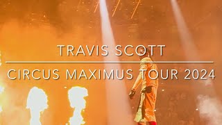 Travis Scott Circus Maximus Tour Leg 2 2024 Live at the Kaseya Center Miami Florida [upl. by Philine480]