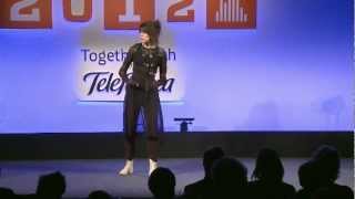 Imogen Heap Performance with Musical Gloves Demo  WIRED 2012  WIRED [upl. by Annohs]