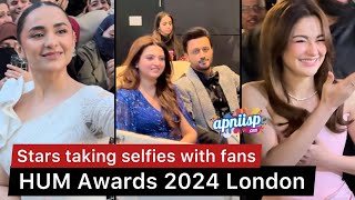 Hum Awards 2024 London with Hania Aamir Atif Aslam Mahira Khan Yumna Zaidi Ahad Raza Mir [upl. by Yrkcaz376]