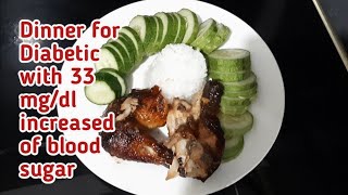 Dinner for diabetes with 33 mgdl increased Andoks Lechon Review [upl. by Jecho]