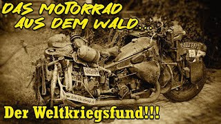 Das Motorrad aus dem Wald… Der Weltkriegsfund  Harzer Bikeschmiede [upl. by Bjork]