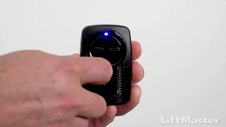 How to Program LiftMasters Universal Remote Control Model 375UT to a Garage Door Opener [upl. by Samuella]