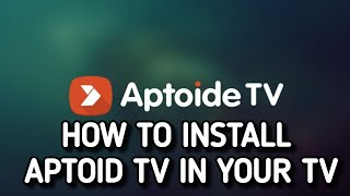 How to install Aptoide TV app on Firestick or Android TV [upl. by Pomfret]