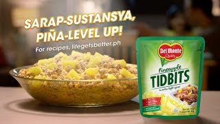 Piñalevel up Pork Giniling with Del Monte Pineapple [upl. by Pietrek]