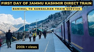 FIRST DAY TRAIN JOURNEY EXPERIENCE FROM JAMMU TO KASHMIR 🔥 KASHMIR TO KANYAKUMARI [upl. by Kenimod685]