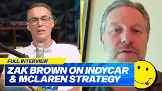 McLaren CEO Zak Brown Talks Kyle Larson Driver Crossovers F1 vs IndyCar and More [upl. by Ahsiym756]