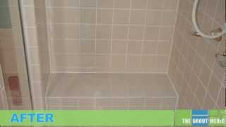 Tile Repair  Before and After  The Grout Medic [upl. by Elrak227]