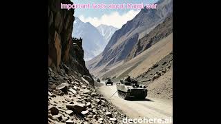 Important fact about Kargil war virilshorts facts war warshorts warfacts facts shotvairal [upl. by Zzabahs]