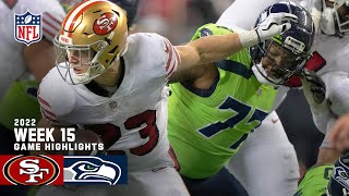 San Francisco 49ers vs Seattle Seahawks  2022 Week 15 Game Highlights [upl. by Vala829]