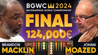 Backgammon World Championship 2024  FINAL Monte Carlo [upl. by Jann]