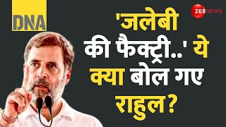 DNA जलेबी की फैक्ट्री का जिक्र कर राहुल फिर हुए Viral  Rahul Gandhi Jalebi Factory Speech Video [upl. by Enom590]