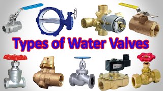 Types of Water Valves  Plumbing Valve Types [upl. by Noiramaj226]