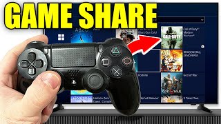 How To Game Share On PS4  Easy Guide [upl. by Branscum]