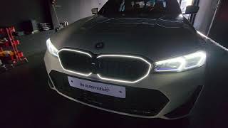 BMW G20 LCI 아이코닉글로우 그릴 설치 작업 [upl. by Llednil355]