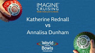 World Indoor Bowls Championship 2024 Katherine Rednall vs Annalisa Dunham  Day 10 Match 2 [upl. by Adham]